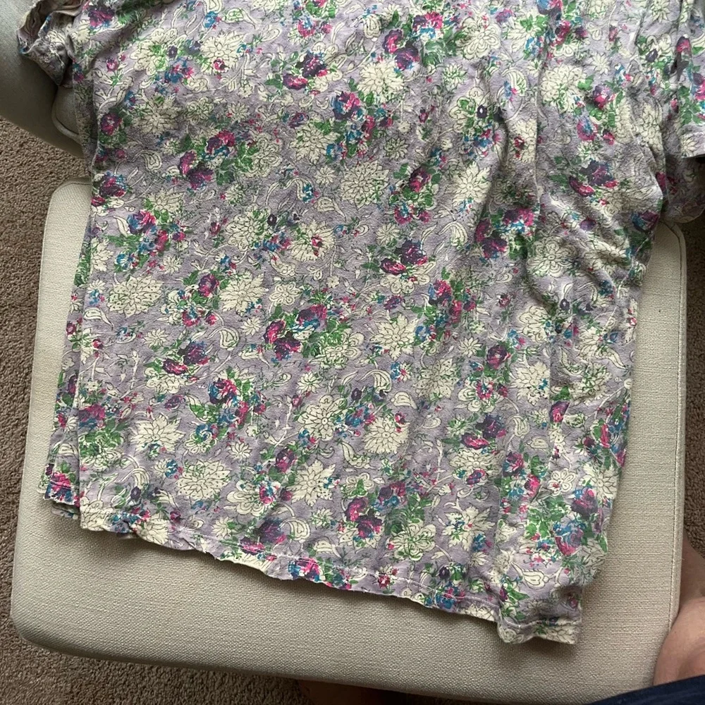 Magnolia Pearl Floral Women's Top - Purple - Picture 3 of 3